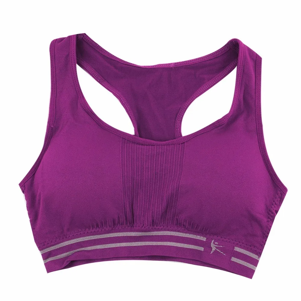 
Absorb Sweat Quick Drying Professional Sports Bra,Fitness Padded Stretch Workout Top Vest Running Wireless Underwear for Women 