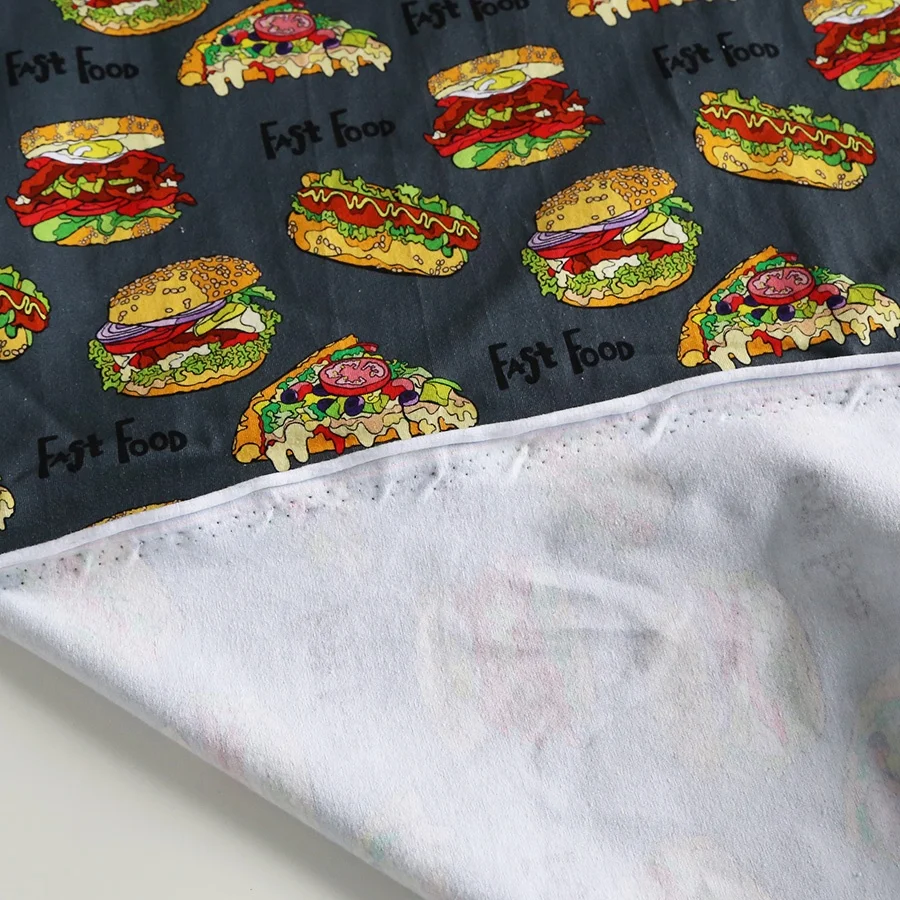 
Digital printing 95 Cotton 5 Spandex lycra Knitted fabric for kids 