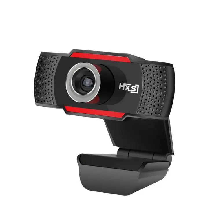 HD 720P USB Webcam Rotatable PC Computer Camera Video Calling and Recording with Noise-canceling Mic Clip on Style For PC