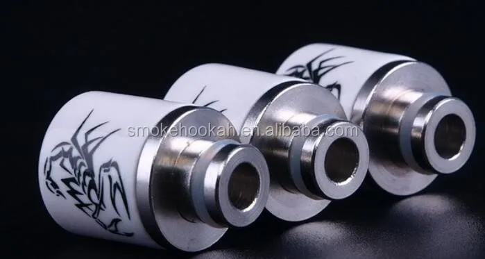 high quality white 510 ceramic drip tip for electronic cigarette