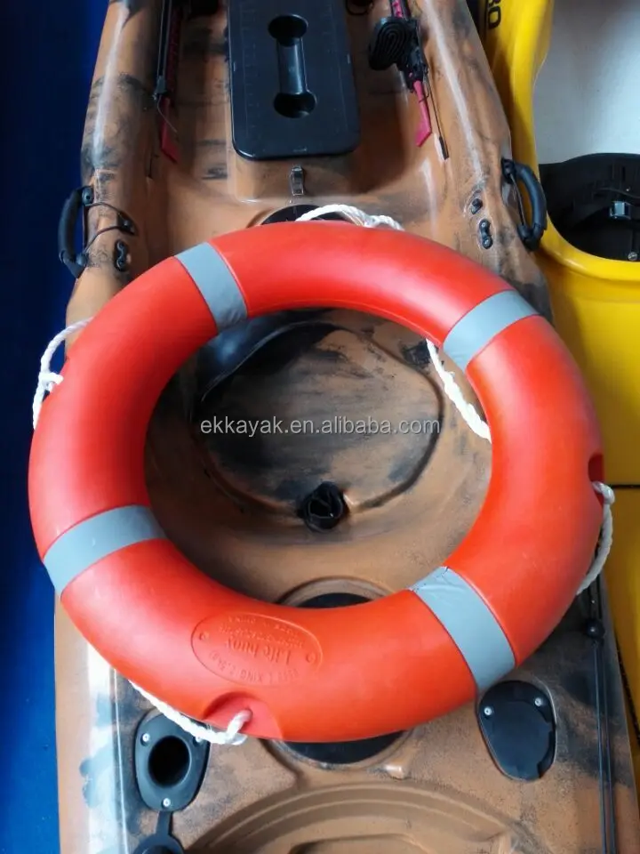 canoe kayak and other water sports used plastic life buoy