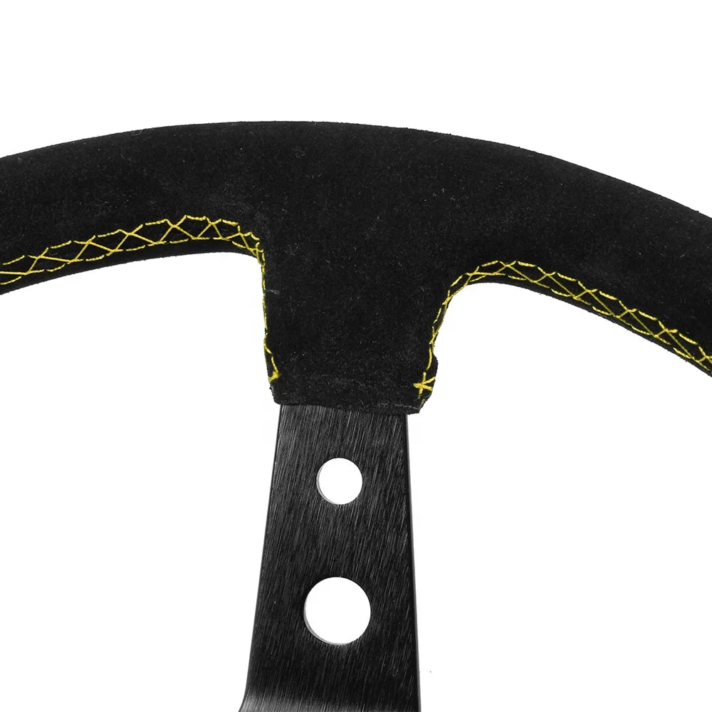 Aluminum 6 Bolt Pattern Deep Dish Racing Custom Steering Wheel