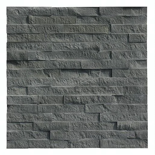 
Decorstone24 China Factory Blue Basalt Stone Tile Splitface Wall Cladding Panel 6x24 Inch 