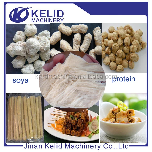 TVP/TSP Soya Bean Protein Chunks Making Machine