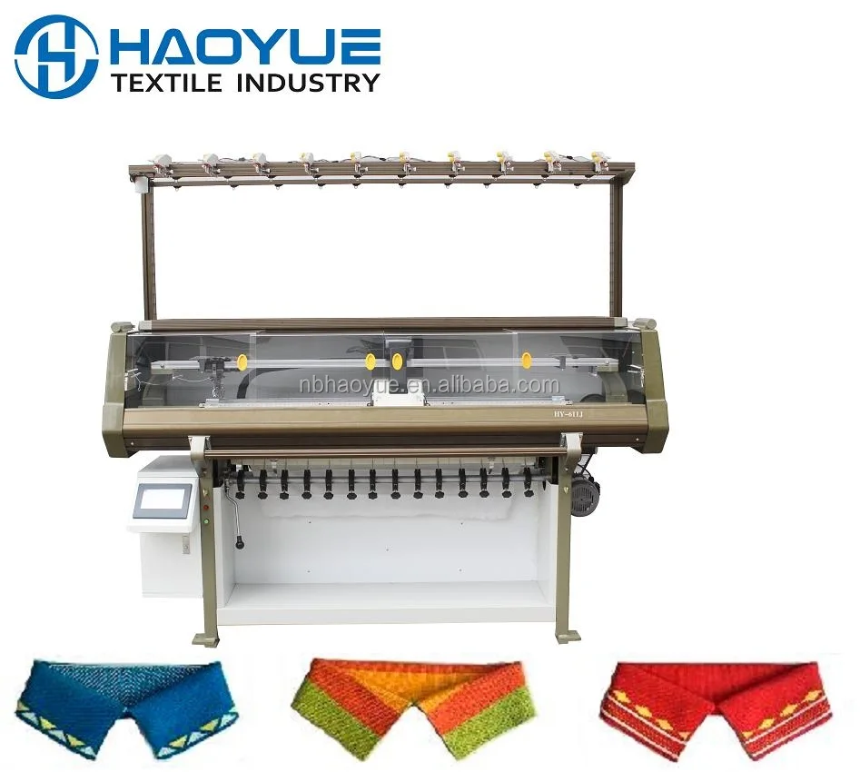 Single head 52 inches 18 gague collar knitting machine Model HY-521P