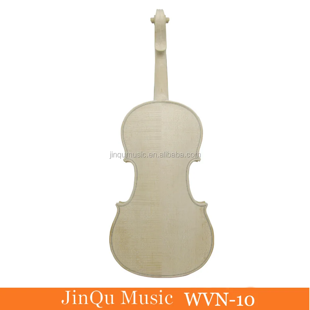 
Jinqu Golden brands of hand crafted unfinished white violin 4/4 