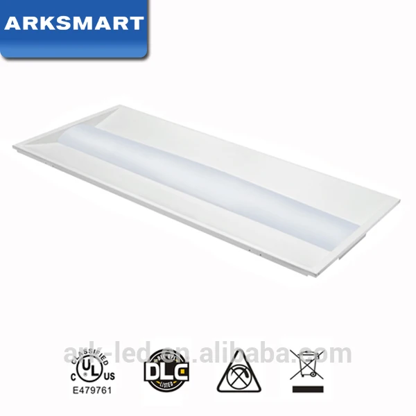 DLC 600*600MM 1200*600MM 40w troffer 130-150Lm/w led panel light retrofit 0-10v dimming