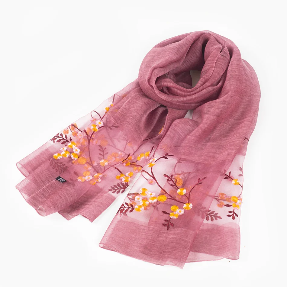 Rulan customized soft silk and wool twill scarf women hijab