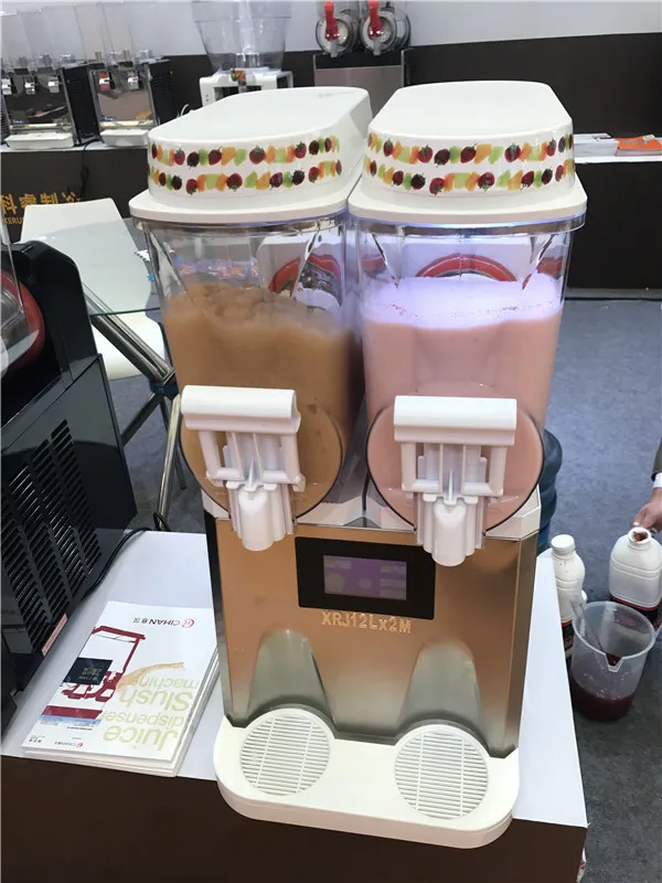 
12 liters 2 tanks commercial frozen drink machine /frozen margarita machine /frozen yogurt machine with led light 