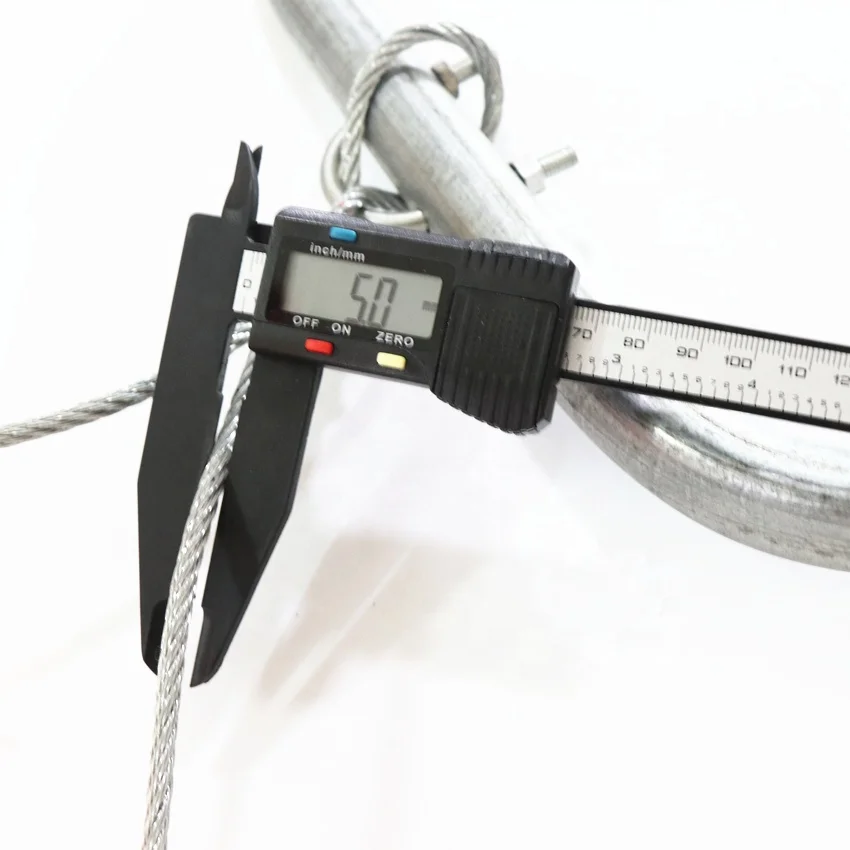 5M two floors Steel wire rope folding ladder for escape emergency tools