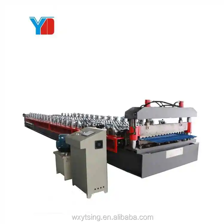 YTSING-YD-0304 Automatic Galzed Corrugated Roofing Tile Roll Forming Machine