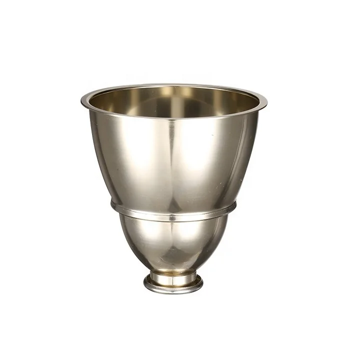 Stainless steel moistureproof led flashlight reflector cup