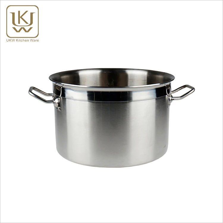 UKW Kitchenwares Large Commercial Stainless Steel Stock Pot Cooking Pots