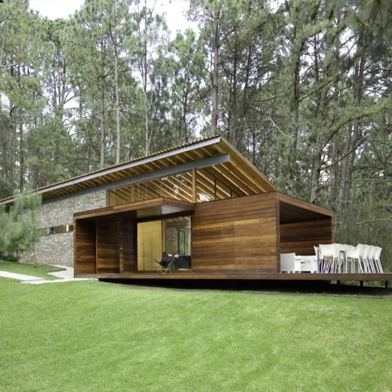 
Сборный элегантный и роскошный деревянный дом из легкой стали 