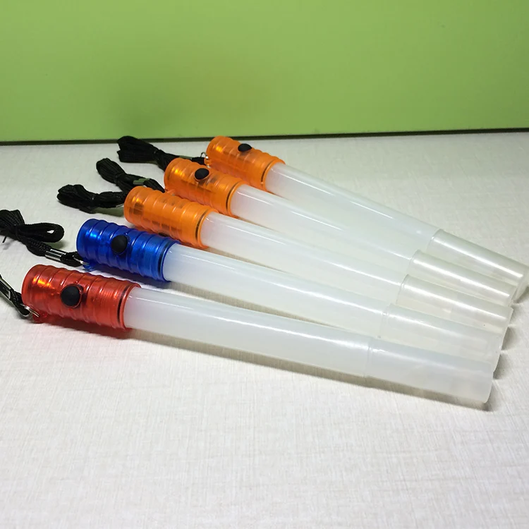 Concert Flashing Plastic Sticks LED Stick With Whistle Flashlight
