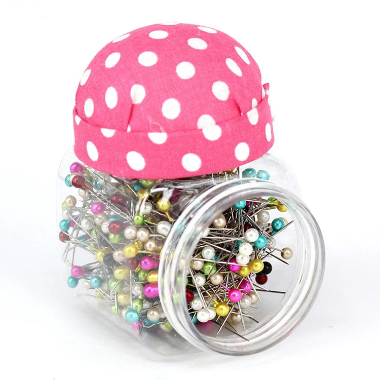 Dressmaker Sewing Pin Round Head Pearl Corsage Decor Straight Pins