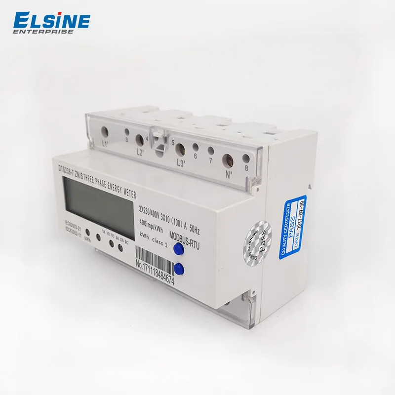 Высокая стабильность, высокие грузоподъемности три фазы 4 провода электрический цифровой измеритель кВтч DTS238-7 трансформаторного двигателя Mn-ZN/S