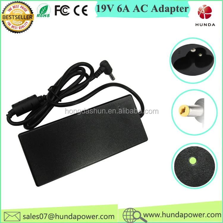 Длинные совет L / T адаптер переменного тока для Liteon 19 В 6а без USB порт зарядное устройство