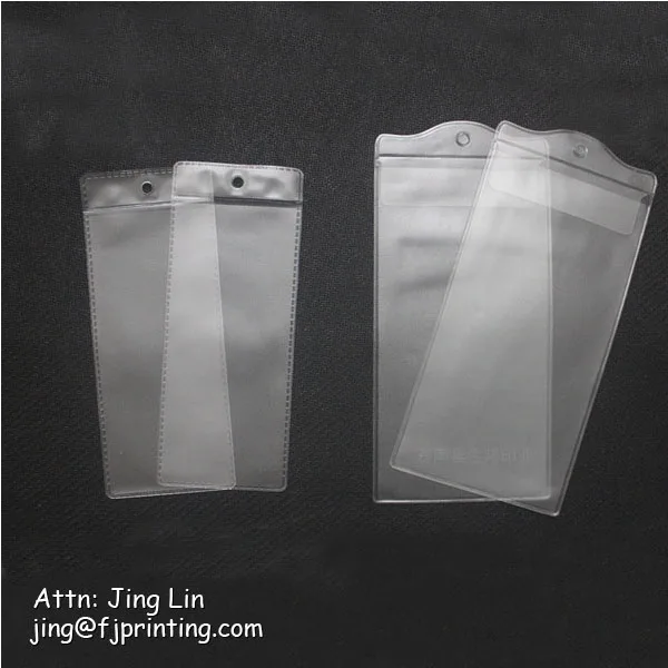 Customized packaging logo printing glossy matt botton or zipper lock soft vinyl pvc bag