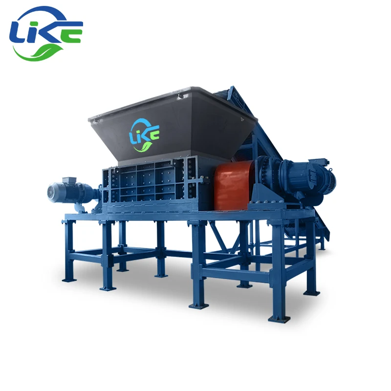 Waste tire rubber mulch machinery tire rasper