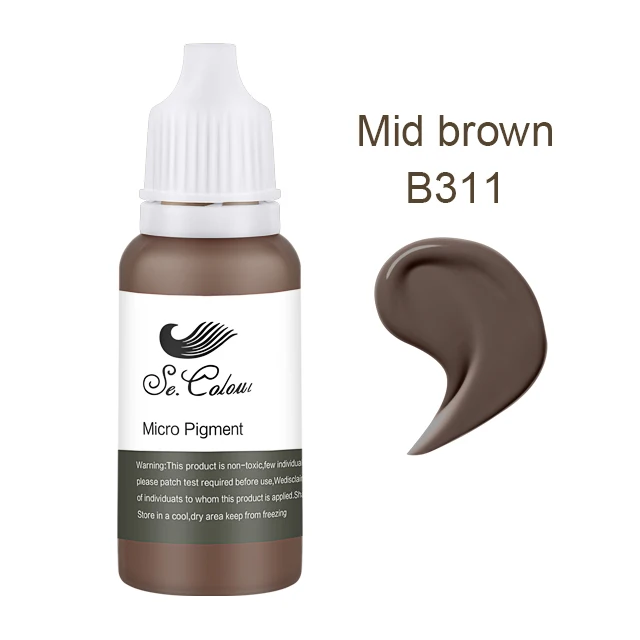 Free Sample Eyebrow Embroidery Microblading Ink Pigment For Tattoo Machine & Manual Pen