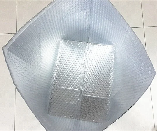 Combination Metalized Bubble Liner and Corrugated Box Liner