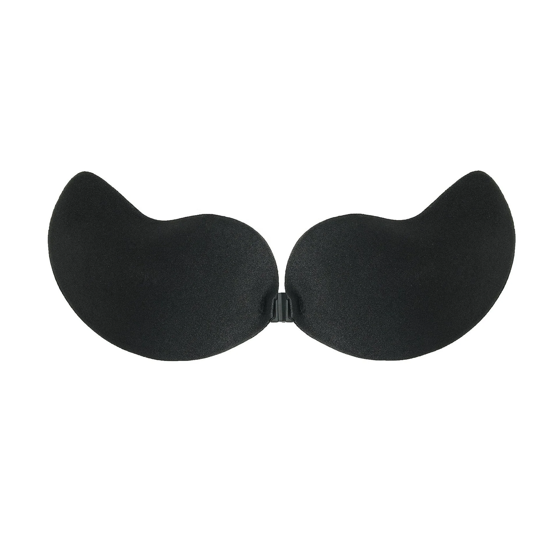 Buckle Wedding Nipples Gather Silicone Bra Women Drawstring Strapless Backless Invisible Silicone Push-up Sexy Bra