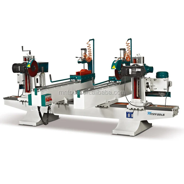 Double end cutting machine with shapers