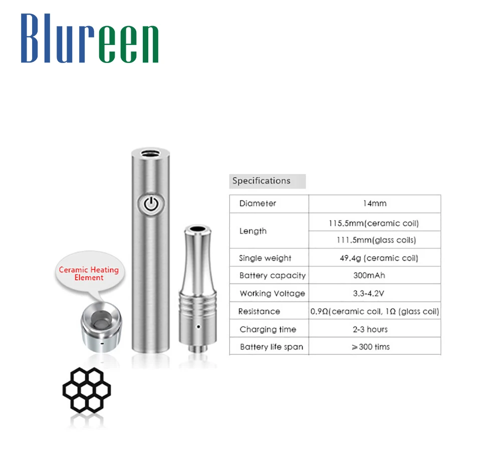 
Chinese Supplier Factory E Cigarette Starter Kit, Wholesale Wax Vaporizer Pen 