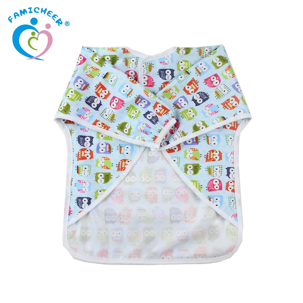 
Famicheer Unisex Baby Bib Bandana Baby Waterproof Junior Sleeved Bib 