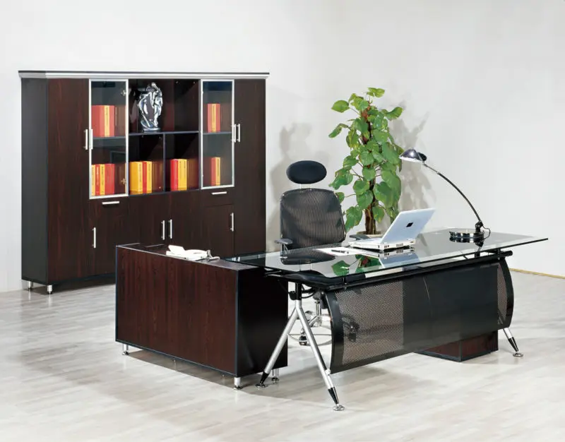 office table executive ceo desk office desk glass desktop executive desk