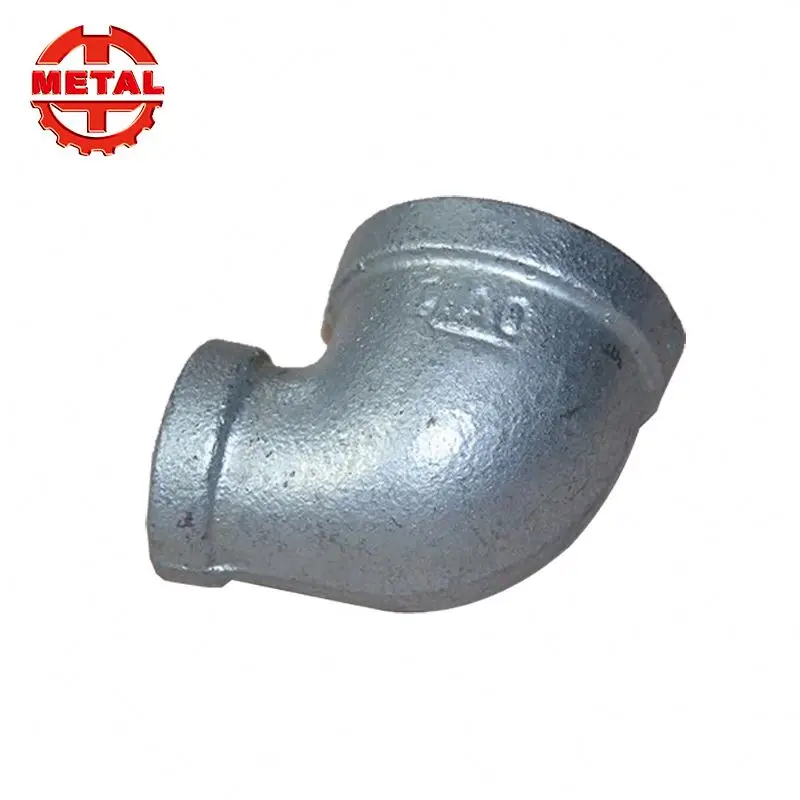 
sgs certified black elbow galvanized malleable iron pipe fittings 