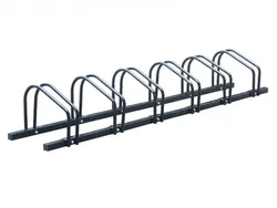 Wholesale Custom Outdoor 6 Slots Steel Bicycle Floor Stand Bike Rack