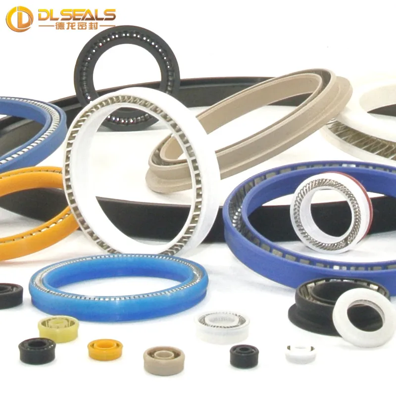 DLSEALS Good resistance 55*46*3.53 V-spring spring energized PTFE seals