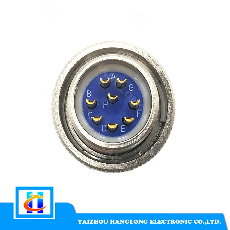 Циркуляр военного прямые штык 8-контактный разъем