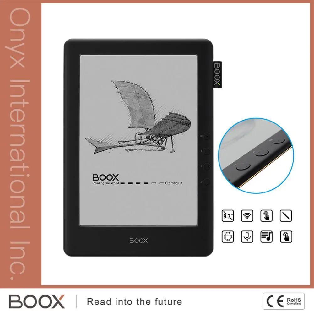 
Best selling Big Screen A4 Size ePaper Android 9.7 inch e-reader 