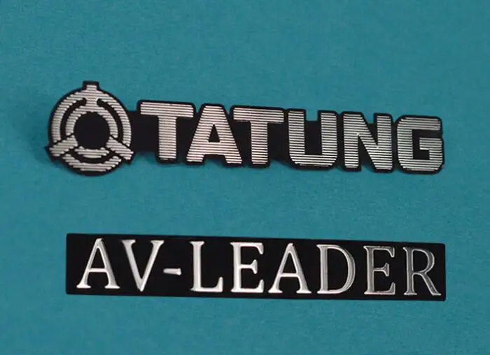 Etching aluminum metal nameplate