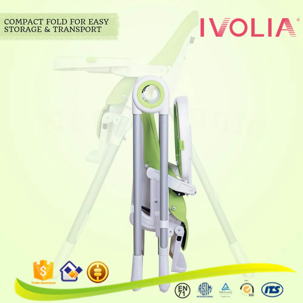 IVOLIA EN14988 Multifunctional New design baby highchair baby feeding chair modern plastic baby high chair