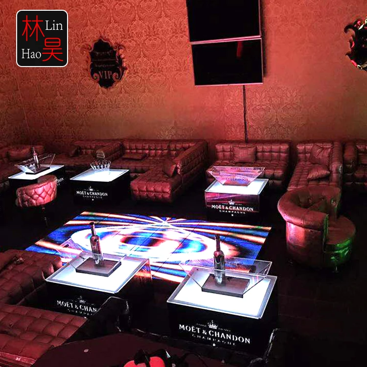 iorn led low glass lounge coffee table