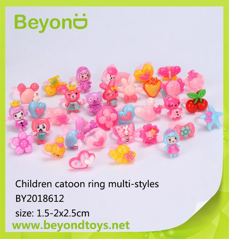 Cheap Plastic Jewelry Diamond Ring Toy