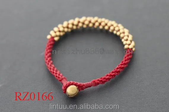 Мода Красный шнур Строка Медный Колокольчик Удачи skmei s-шок часы инструкции браслет