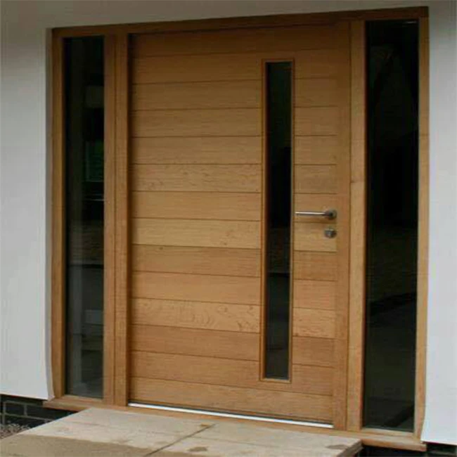 Composite Hollow/Solid Wooden Interior Modern Wood Groove Flush Door