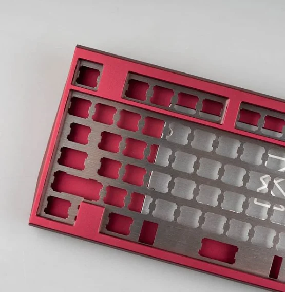 Precision Custom Aluminum Mechanical Keyboard Base Machining