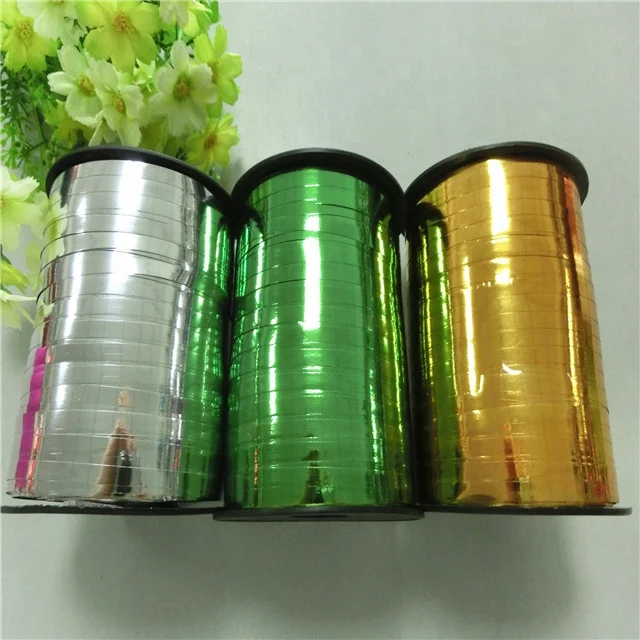 polypropylene metallic curling ribbon roll