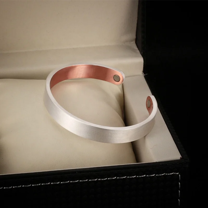 Wholesale custom big bio magnetic copper bracelet for men women