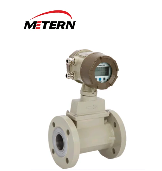 RS485 4-20 ma pulse output air flow indicator Gas Turbine Flow Meter