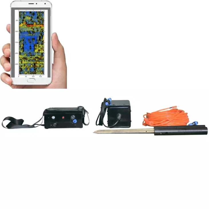 LCD Touch Screen Automatic mapping High quality water detector resistivity meters for ground water detector exploration