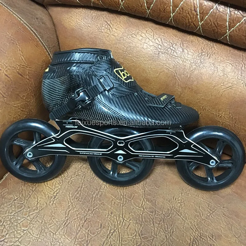 professional speed inline skates three wheel roller shoes 110mm 100mm 125mm