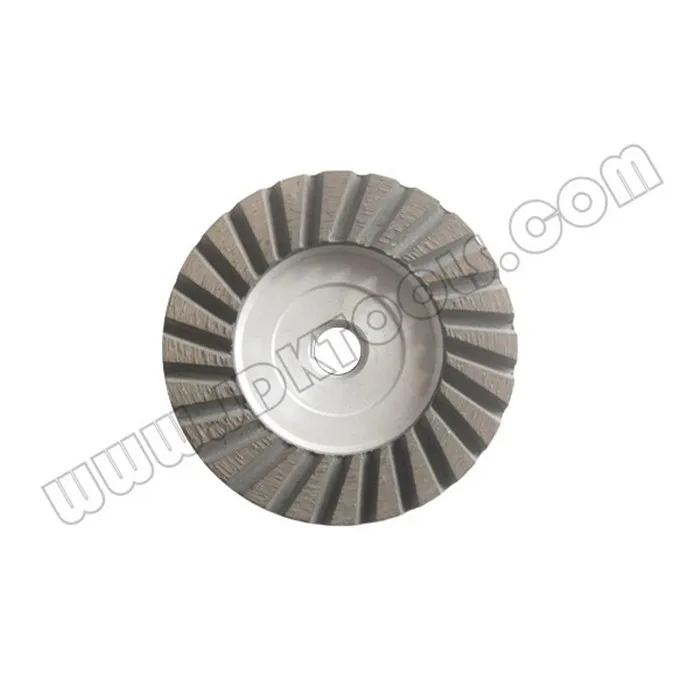100mm Turbo Stone Diamond Grinding Cup Wheel For Abrasive Grinding