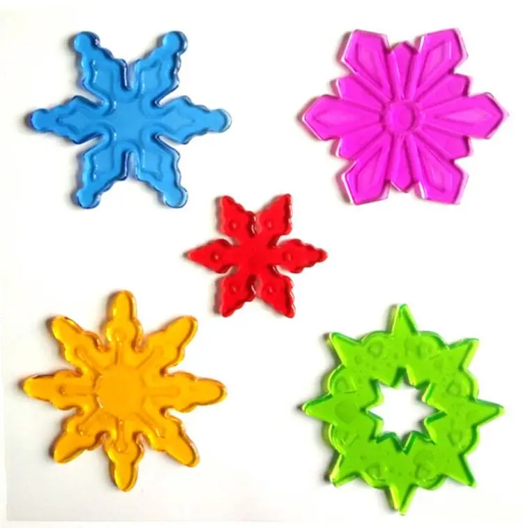 Window Decor Funny Gel Christmas Tree Jelly Sticker For Xmas Window Decoration